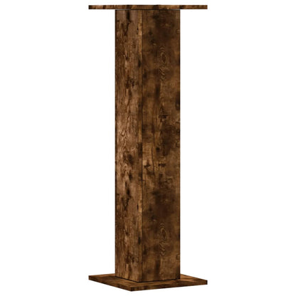 Plant Stands 2 pcs Smoked Oak 30x30x95 cm Engineered Wood
