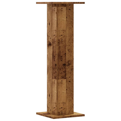 Plant Stands 2 pcs Old Wood 30x30x95 cm Engineered Wood