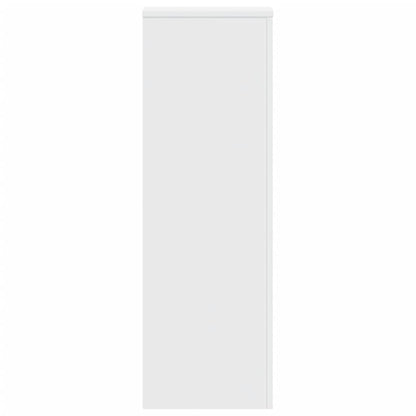 Plant Stands 2 pcs White 33x33x100 cm Engineered Wood