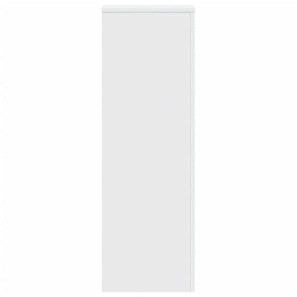 Plant Stands 2 pcs White 33x33x100 cm Engineered Wood