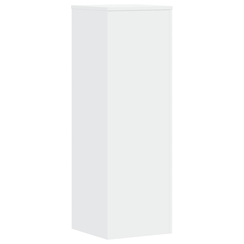 Plant Stands 2 pcs White 33x33x100 cm Engineered Wood