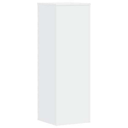 Plant Stands 2 pcs White 33x33x100 cm Engineered Wood