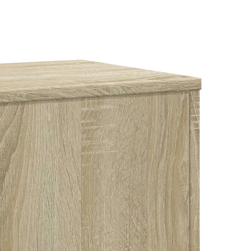 Plant Stands 2 pcs Sonoma Oak 33x33x100 cm Engineered Wood