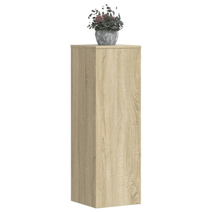 Plant Stands 2 pcs Sonoma Oak 33x33x100 cm Engineered Wood