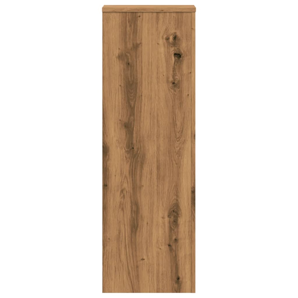Plant Stands 2 pcs Artisian Oak 33x33x100 cm Engineered Wood