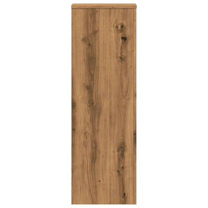 Plant Stands 2 pcs Artisian Oak 33x33x100 cm Engineered Wood