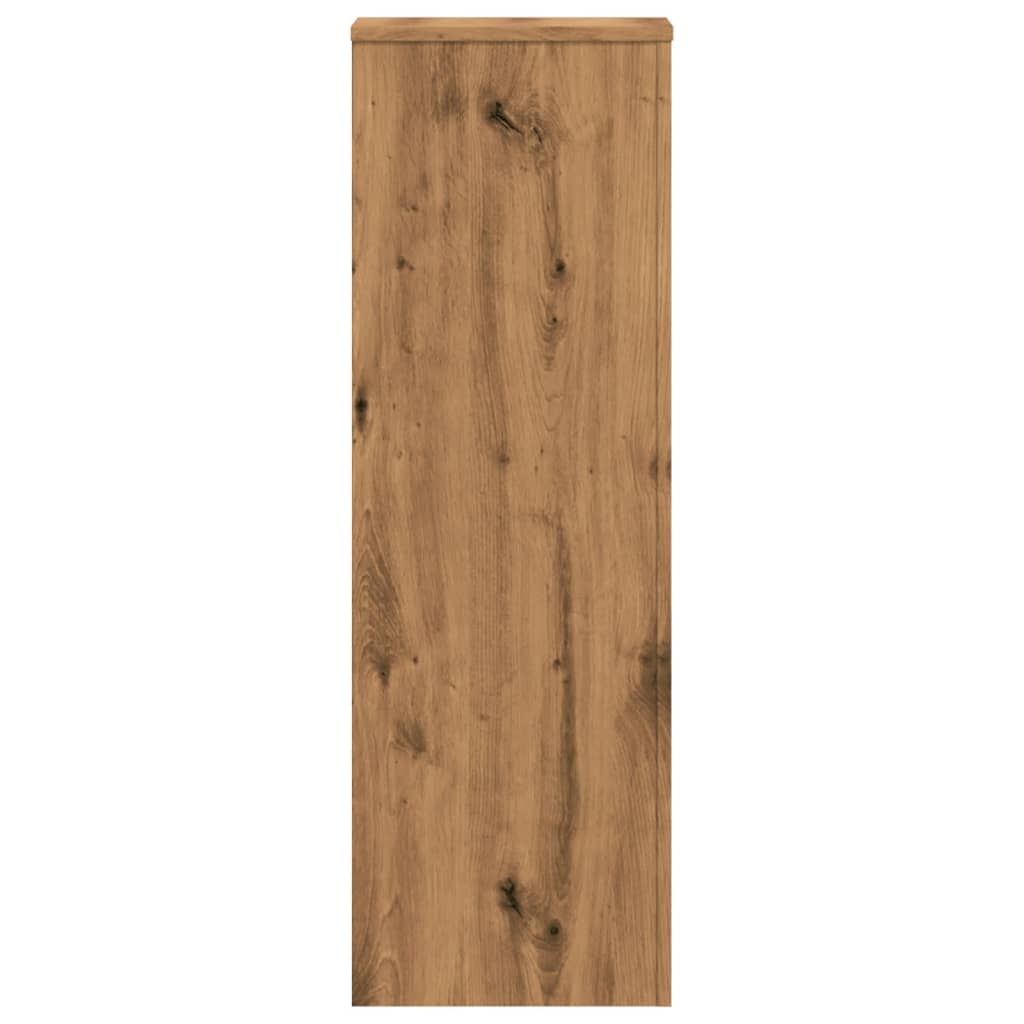 Plant Stands 2 pcs Artisian Oak 33x33x100 cm Engineered Wood