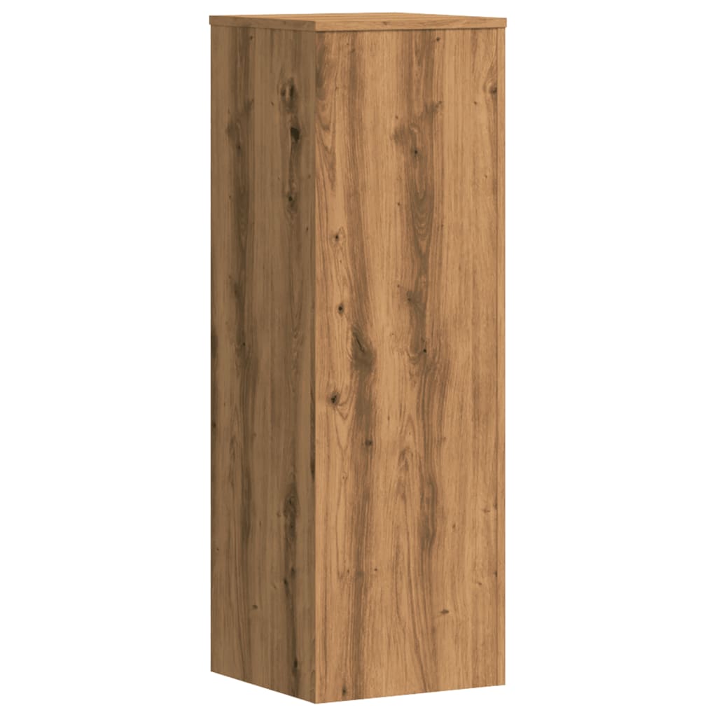 Plant Stands 2 pcs Artisian Oak 33x33x100 cm Engineered Wood