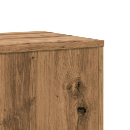 Plant Stands 2 pcs Artisian Oak 33x33x100 cm Engineered Wood