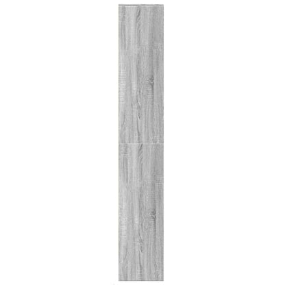 Highboard with LED Grey Sonoma 69x32,5x200 cm Engineered Wood