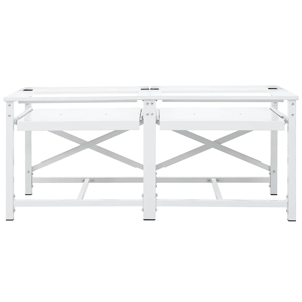 | Washing Machine Pedestal | White Steel
