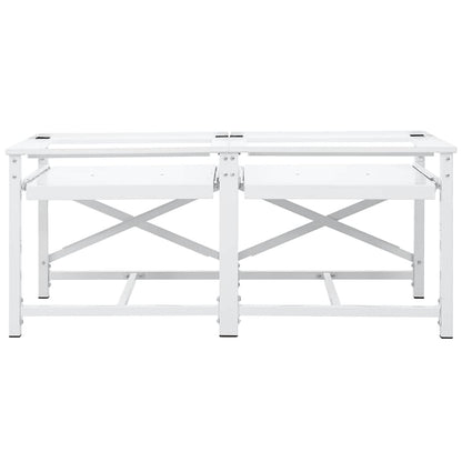 Washing Machine Pedestal White Steel