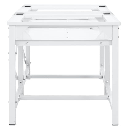 Washing Machine Pedestal White Steel