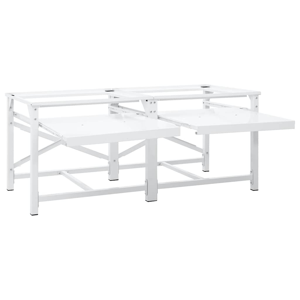 Washing Machine Pedestal White Steel