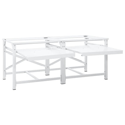 Washing Machine Pedestal White Steel