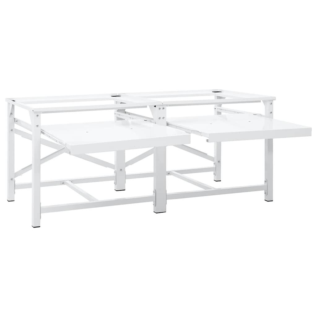 Washing Machine Pedestal White Steel