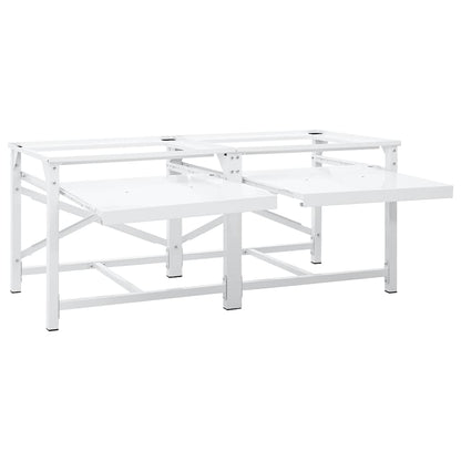 Washing Machine Pedestal White Steel