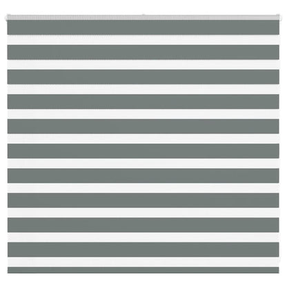 Zebra Blind Dark Grey 165x100 cm Fabric Width 160.9 cm Polyester