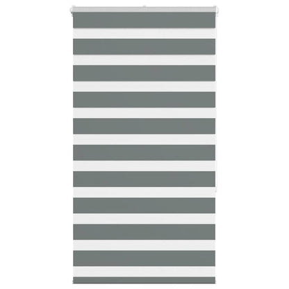 Zebra Blind Dark Grey 90x150 cm Fabric Width 85.9 cm Polyester