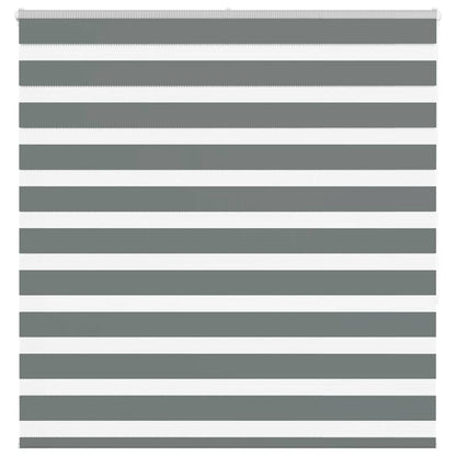 Zebra Blind Dark Grey 145x150 cm Fabric Width 140.9 cm Polyester