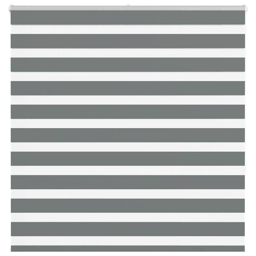 Zebra Blind Dark Grey 150x150 cm Fabric Width 145.9 cm Polyester