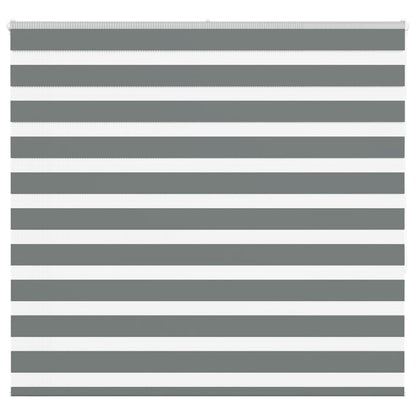 Zebra Blind Dark Grey 160x150 cm Fabric Width 155.9 cm Polyester