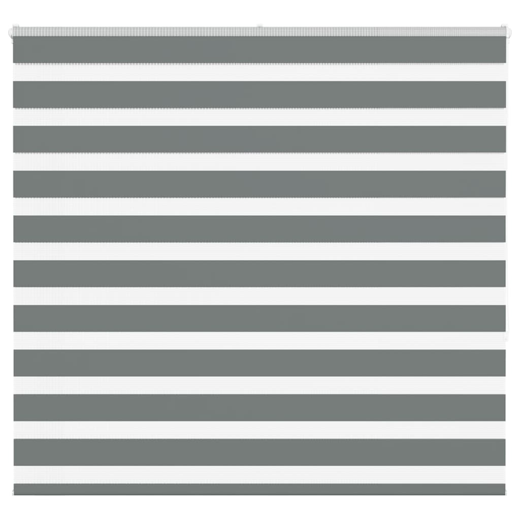 Zebra Blind Dark Grey 160x150cm Fabric Width 155.9 cm Polyester