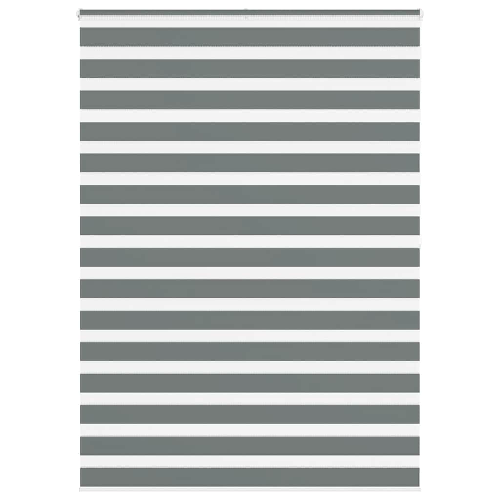 Zebra Blind Dark Grey 160x200cm Fabric Width 155.9 cm Polyester