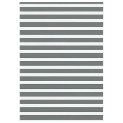 Zebra Blind Dark Grey 160x200cm Fabric Width 155.9 cm Polyester