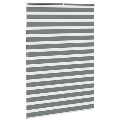 Zebra Blind Dark Grey 160x200cm Fabric Width 155.9 cm Polyester