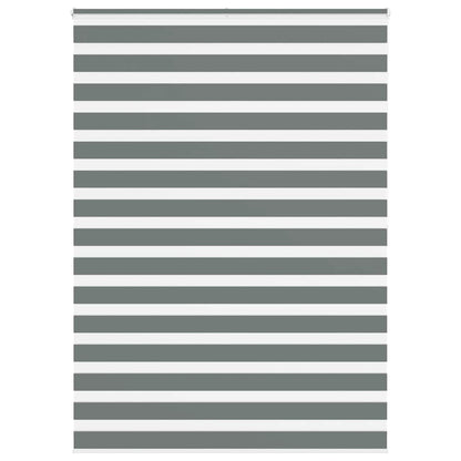 Zebra Blind Dark Grey 165x200 cm Fabric Width 160.9 cm Polyester