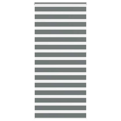 Zebra Blind Dark Grey 115x230 cm Fabric Width 110.9 cm Polyester