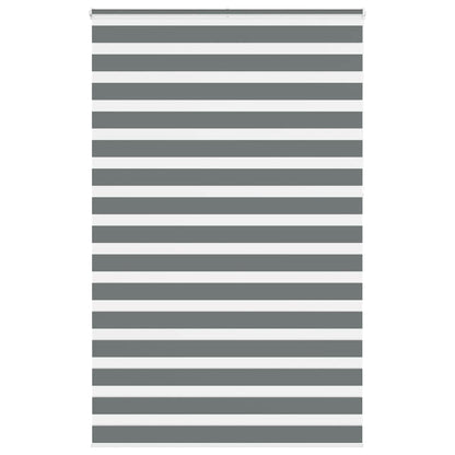 Zebra Blind Dark Grey 145x230 cm Fabric Width 140.9 cm Polyester