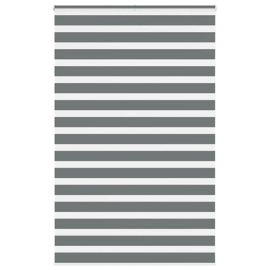 Zebra Blind Dark Grey 145x230cm Fabric Width 140.9 cm Polyester