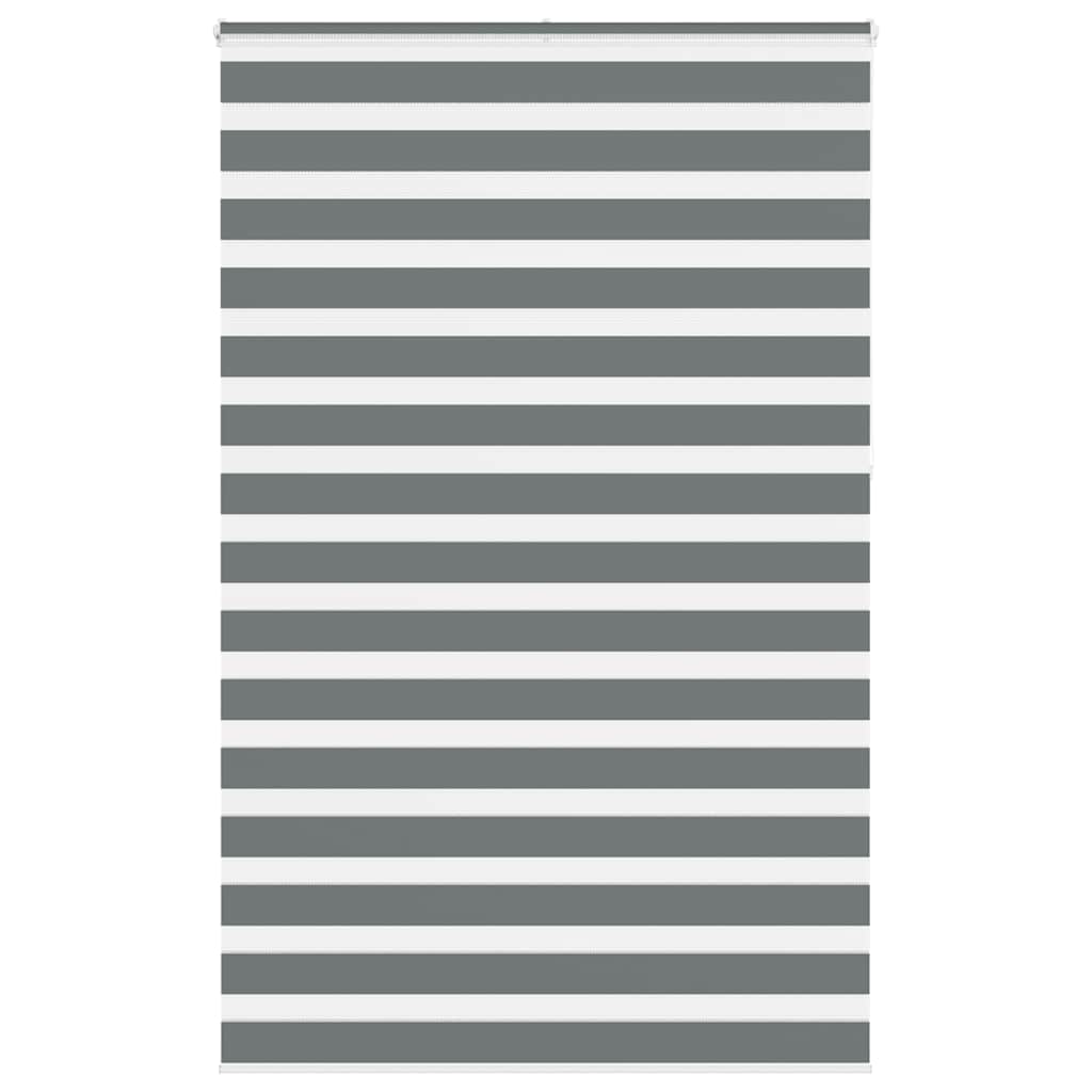 Zebra Blind Dark Grey 150x230cm Fabric Width 145.9 cm Polyester