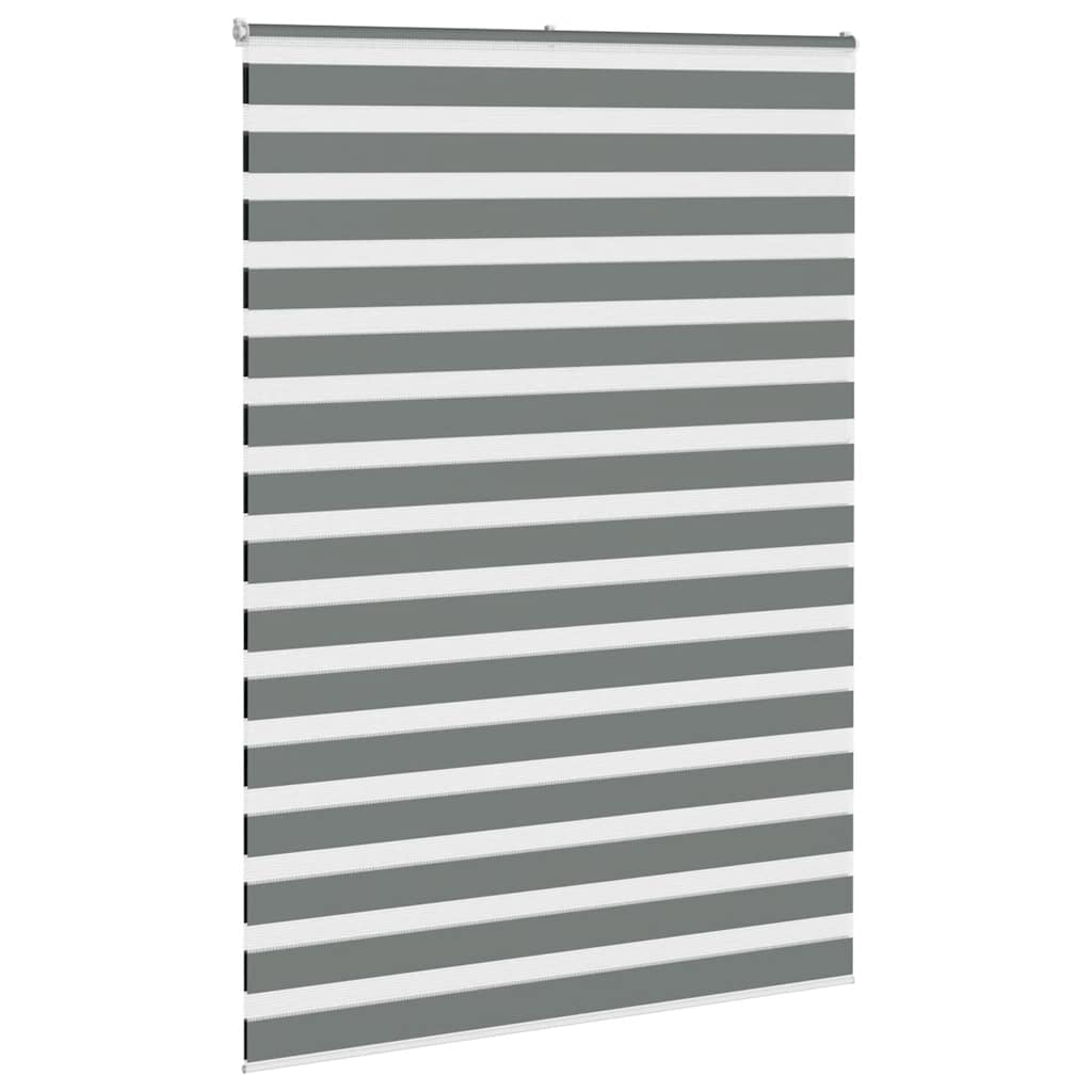 Zebra Blind Dark Grey 160x230cm Fabric Width 155.9 cm Polyester