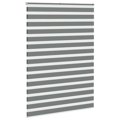 Zebra Blind Dark Grey 160x230cm Fabric Width 155.9 cm Polyester