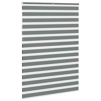 Zebra Blind Dark Grey 160x230cm Fabric Width 155.9 cm Polyester