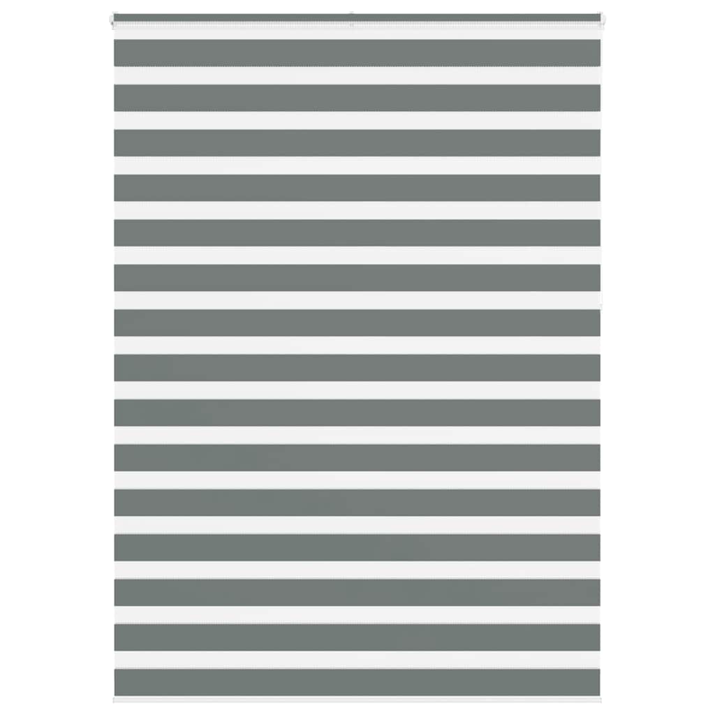 Zebra Blind Dark Grey 165x230cm Fabric Width 160.9 cm Polyester