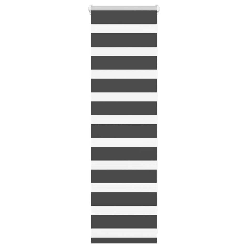 Zebra Blind Black 45x100 cm Fabric Width 40.9 cm Polyester