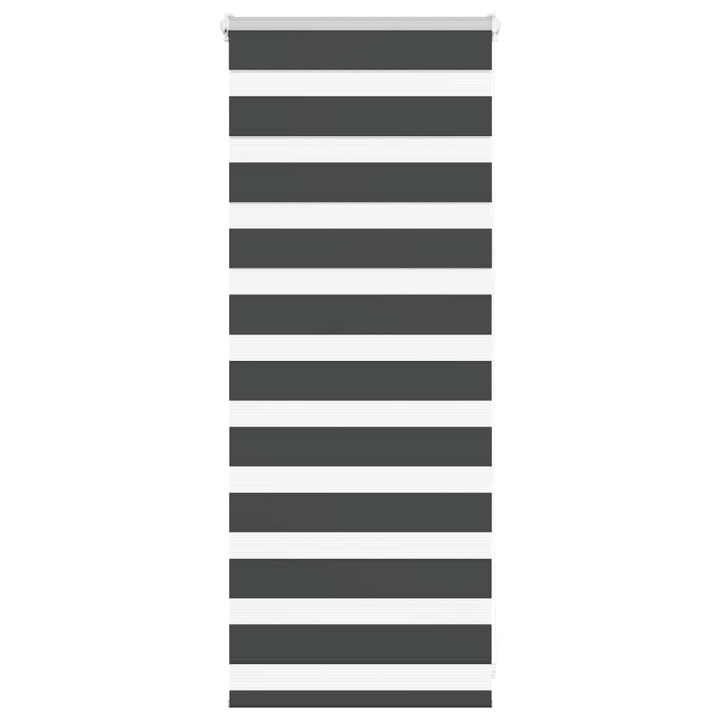 Zebra Blind Black 60x100 cm Fabric Width 55.9 cm Polyester