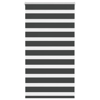 Zebra Blind Black 70x100 cm Fabric Width 65.9 cm Polyester