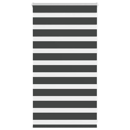 Zebra Blind Black 80x100 cm Fabric Width 75.9 cm Polyester