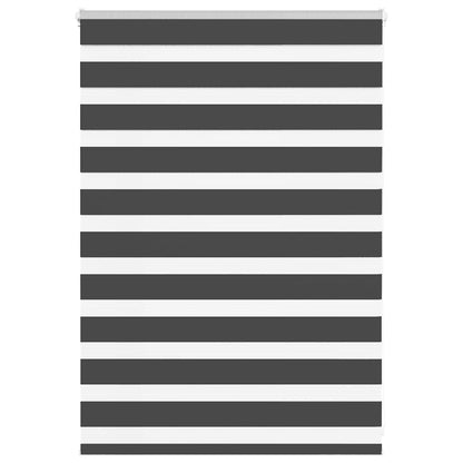 Zebra Blind Black 110x100 cm Fabric Width 105.9 cm Polyester