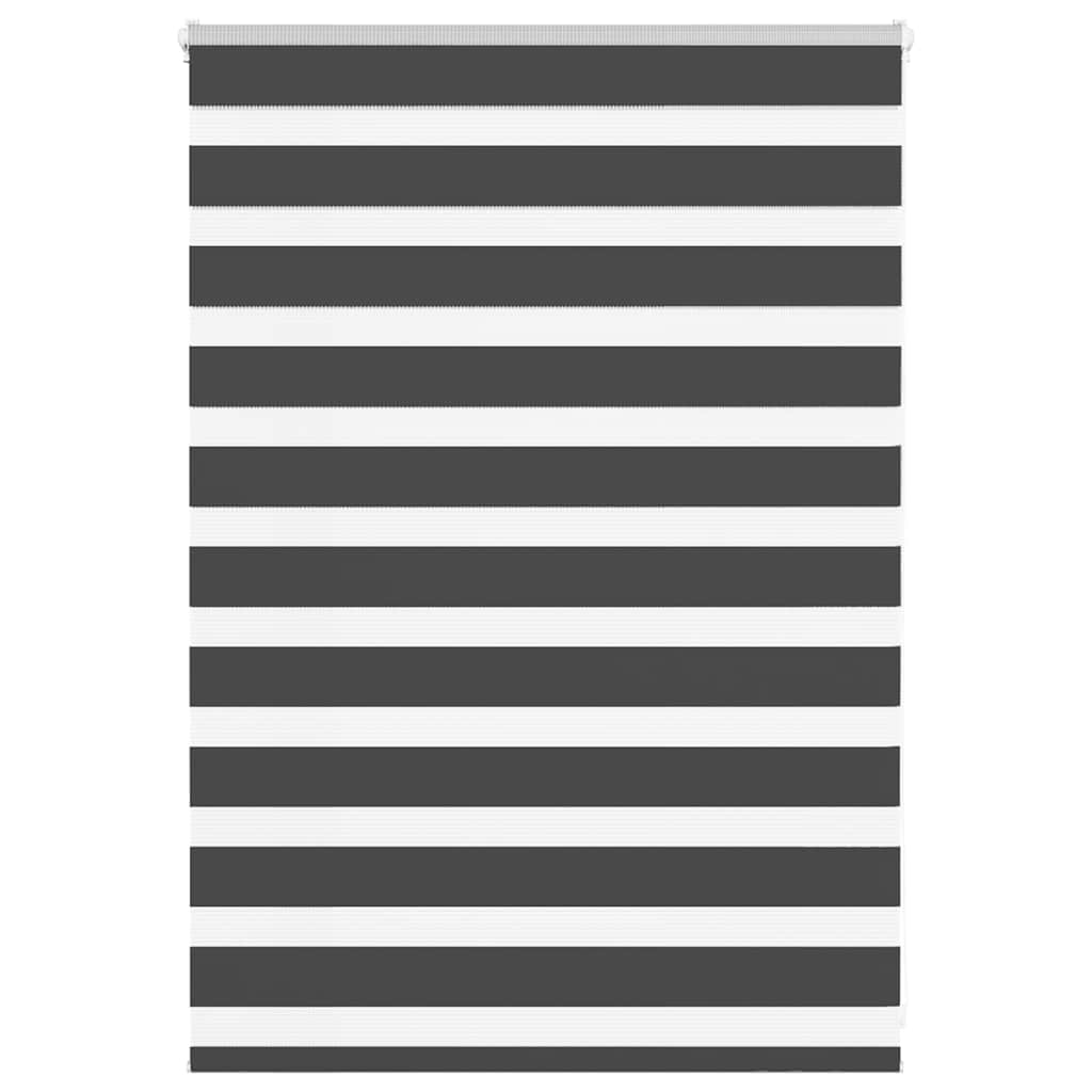Zebra Blind Black 110x100 cm Fabric Width 105.9 cm Polyester