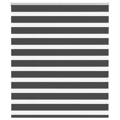 Zebra Blind Black 130x100 cm Fabric Width 125.9 cm Polyester