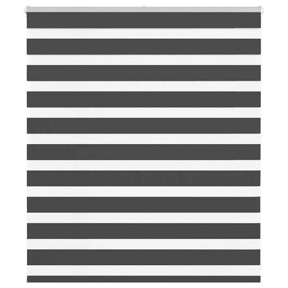 Zebra Blind Black 135x100 cm Fabric Width 130.9 cm Polyester