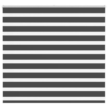 Zebra Blind Black 155x100 cm Fabric Width 150.9 cm Polyester