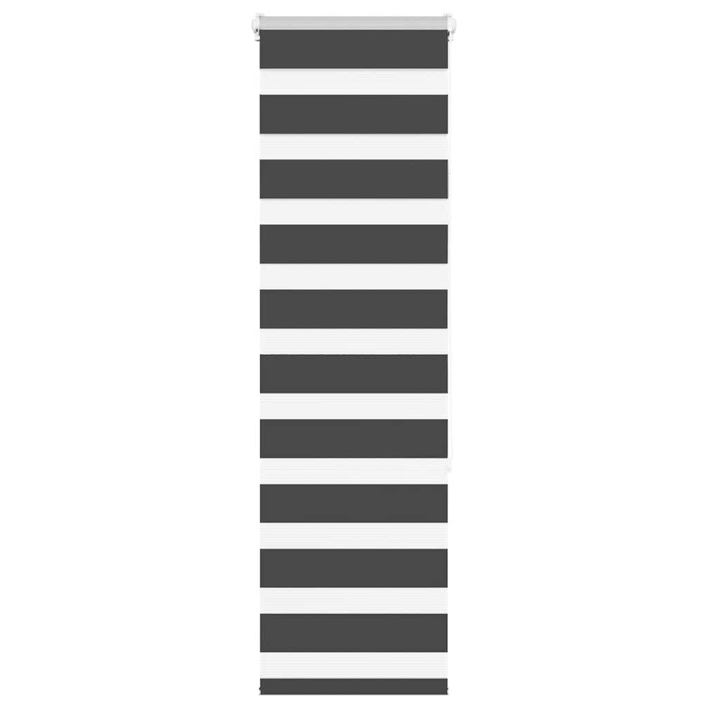 Zebra Blind Black 40x150 cm Fabric Width 35.9 cm Polyester