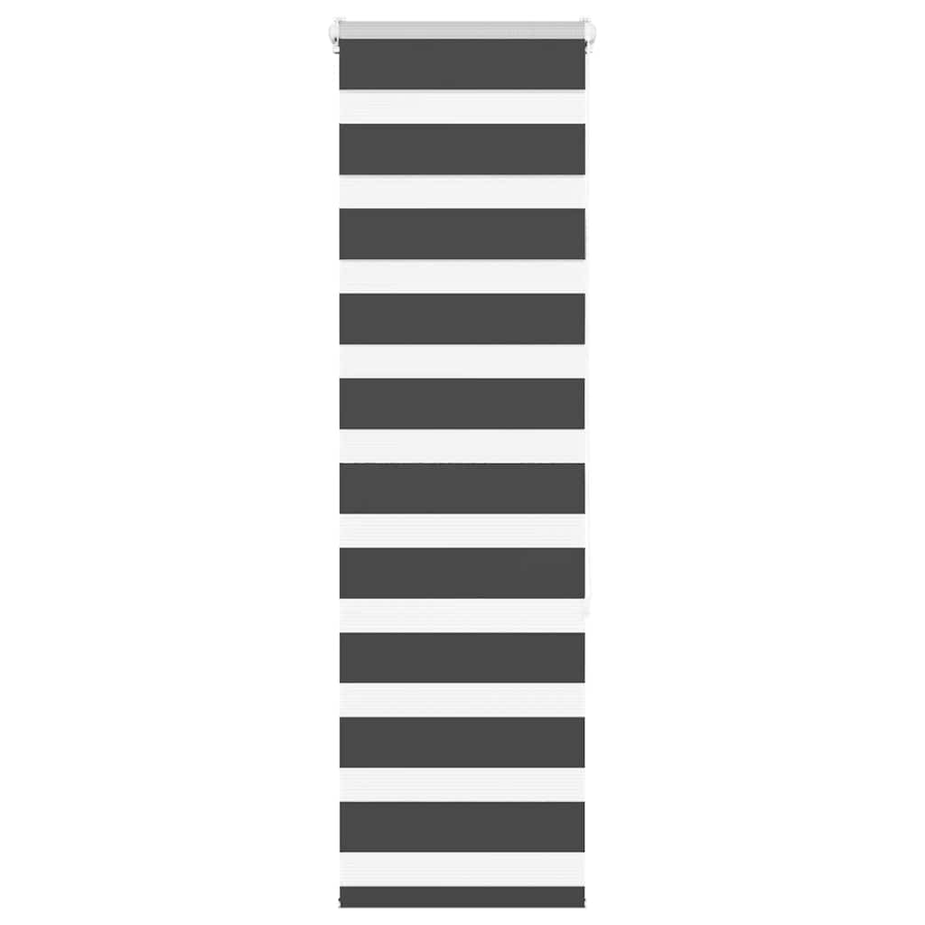 Zebra Blind Black 45x150 cm Fabric Width 40.9 cm Polyester